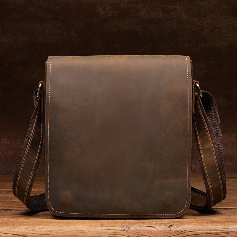 Handmade Leather messenger bag