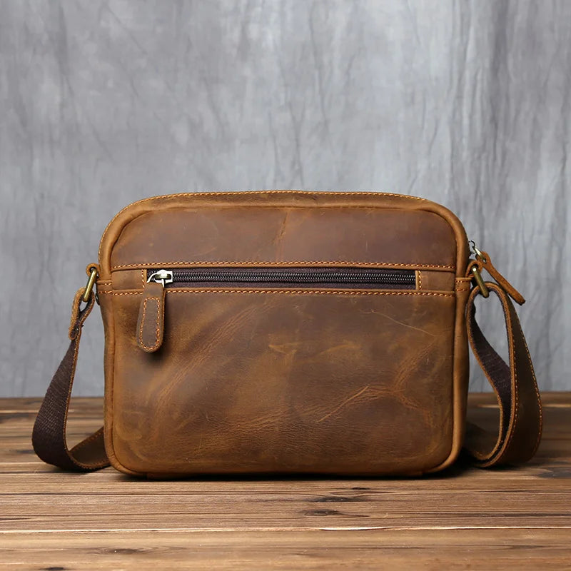 Leather Men's Messenger Bag