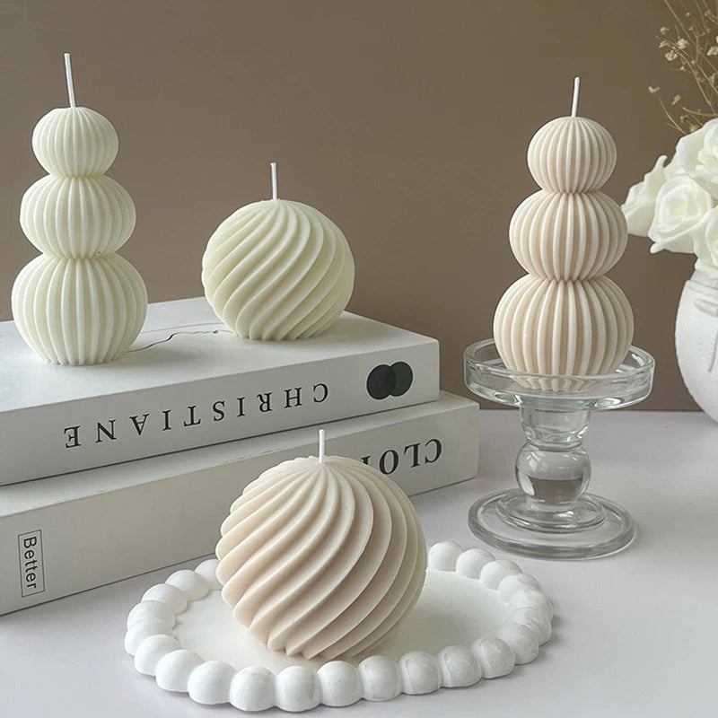 Wave ball Scented Candle