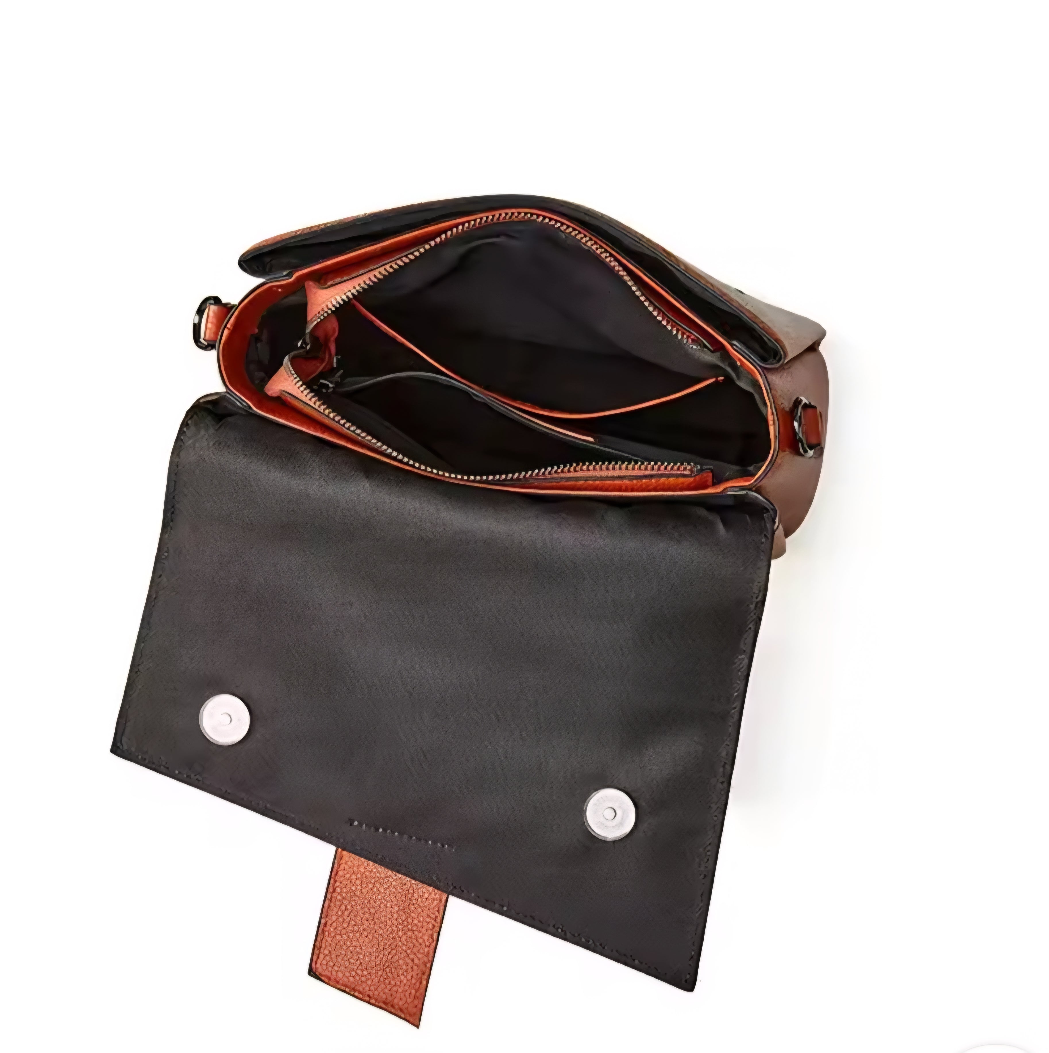 Genuine leather crossbody handbag - 4