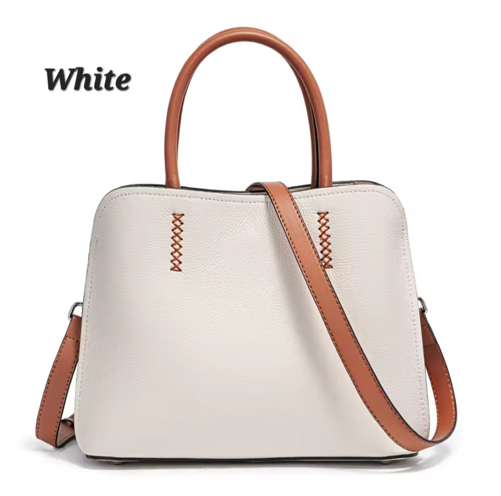 Genuine leather handbag - 5