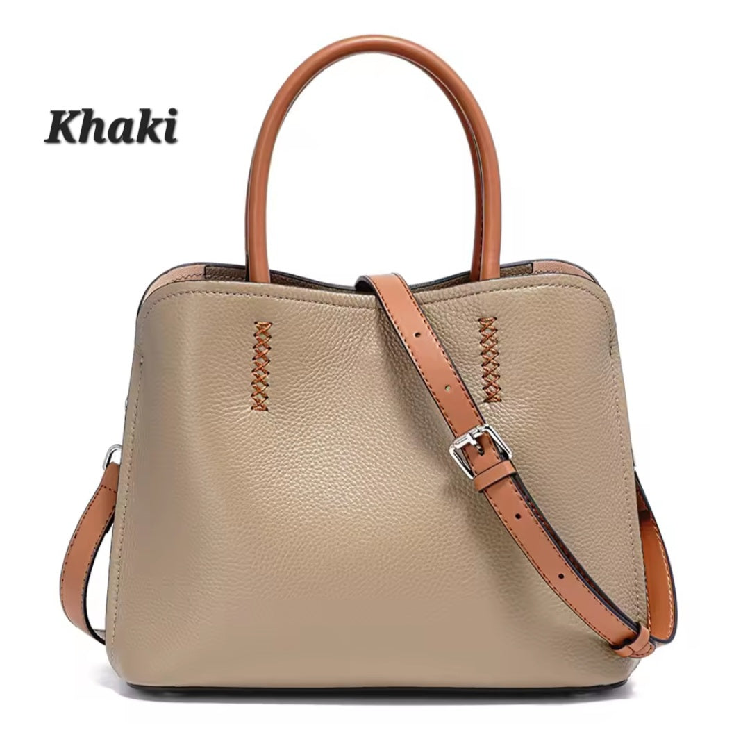 Genuine leather handbag - 5